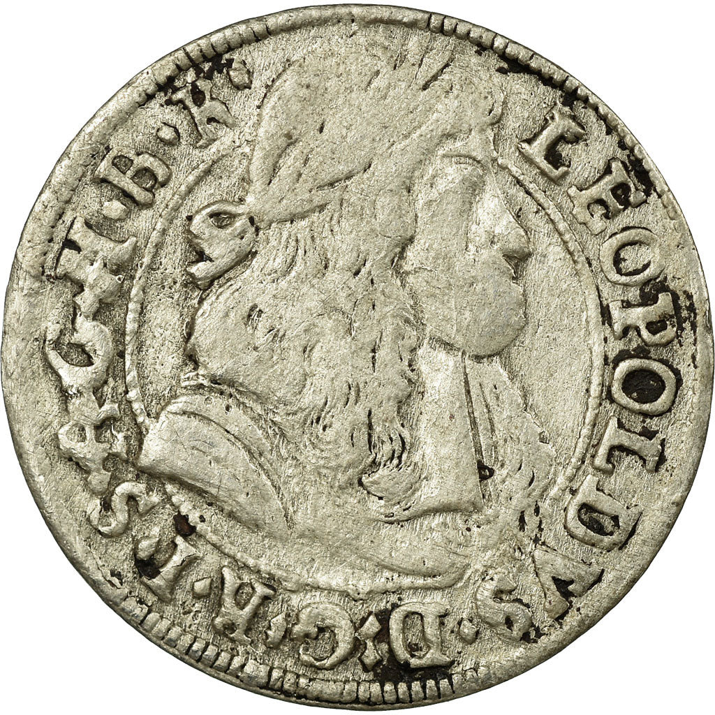 Coin, Austria, Leopold I, 3 Kreuzer, 1685, Hall, VF(30-35), Silver, KM:1245