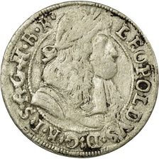 Coin, Austria, Leopold I, 3 Kreuzer, 1685, Hall, VF(30-35), Silver, KM:1245