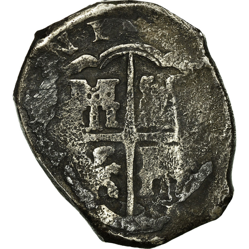 Moneta, Messico, Philip V, 8 Reales, Mexico City, MB, Argento, KM:47