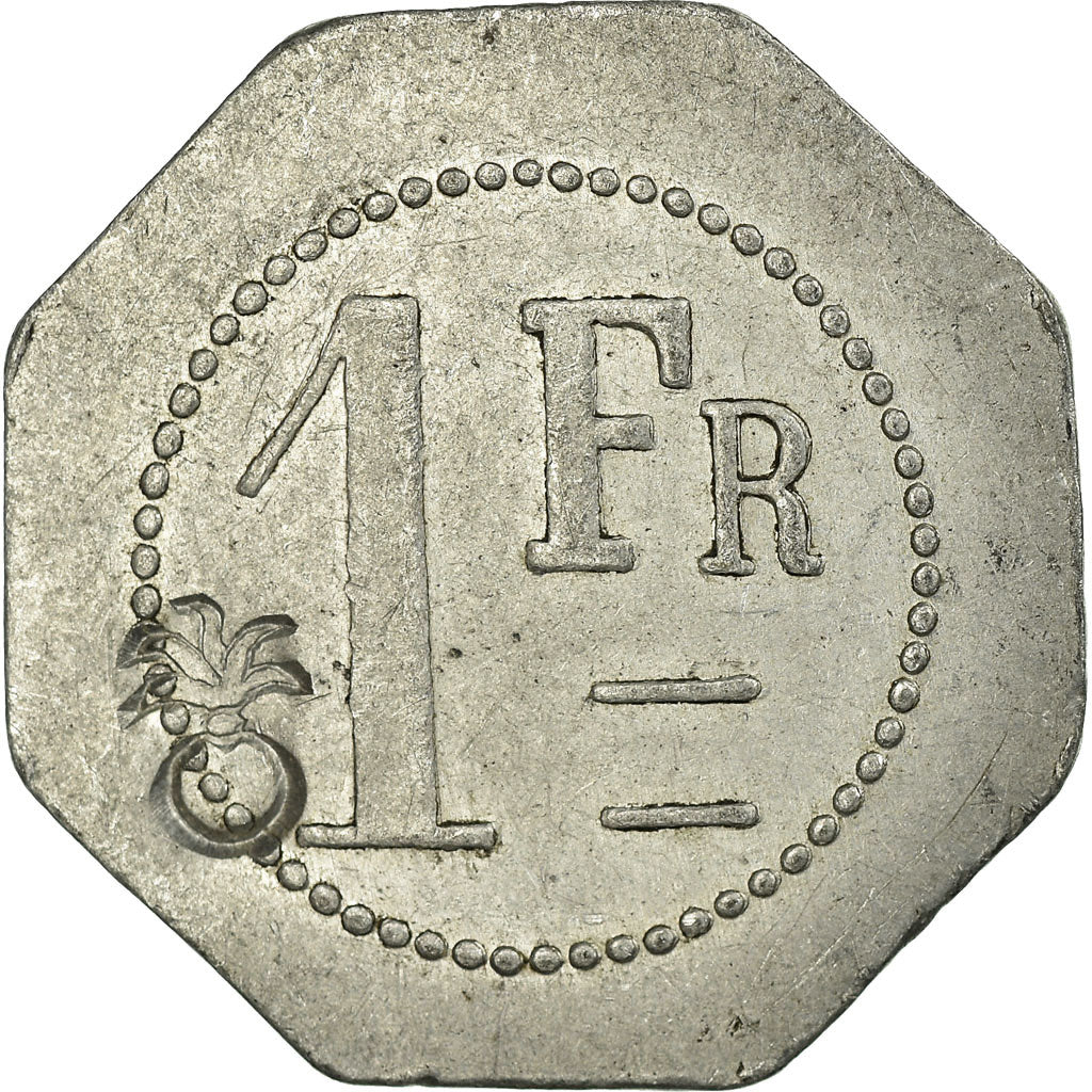 Coin, France, E. M. C. M, Saint-Hippolyte-du-Fort, 1 Franc, EF(40-45)