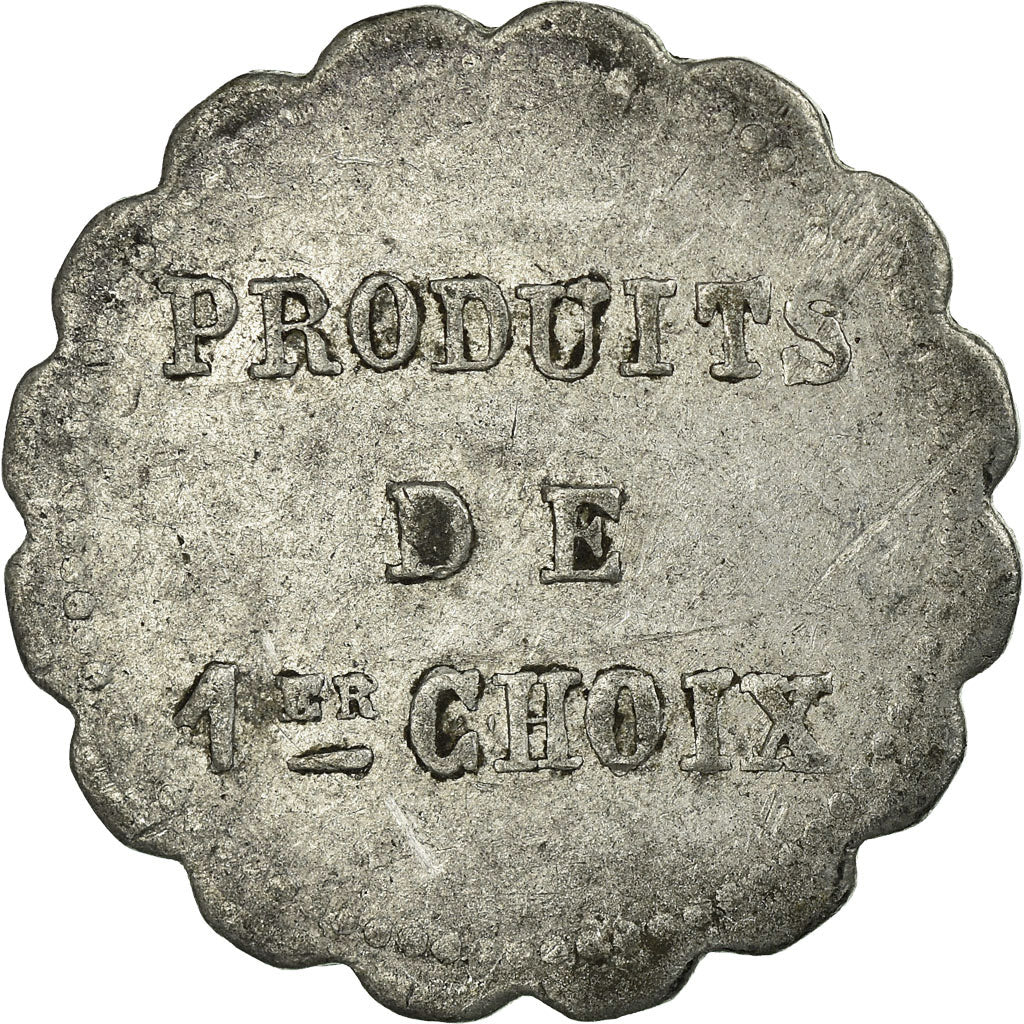 Moeda, França, Comptoirs Albertins, Albert, 10 Centimes, EF(40-45), Alumínio