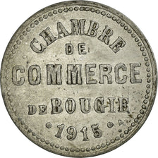 Moneta, Algieria, Chambre de Commerce, Bougie, 10 Centimes, 1915, AU(50-53)