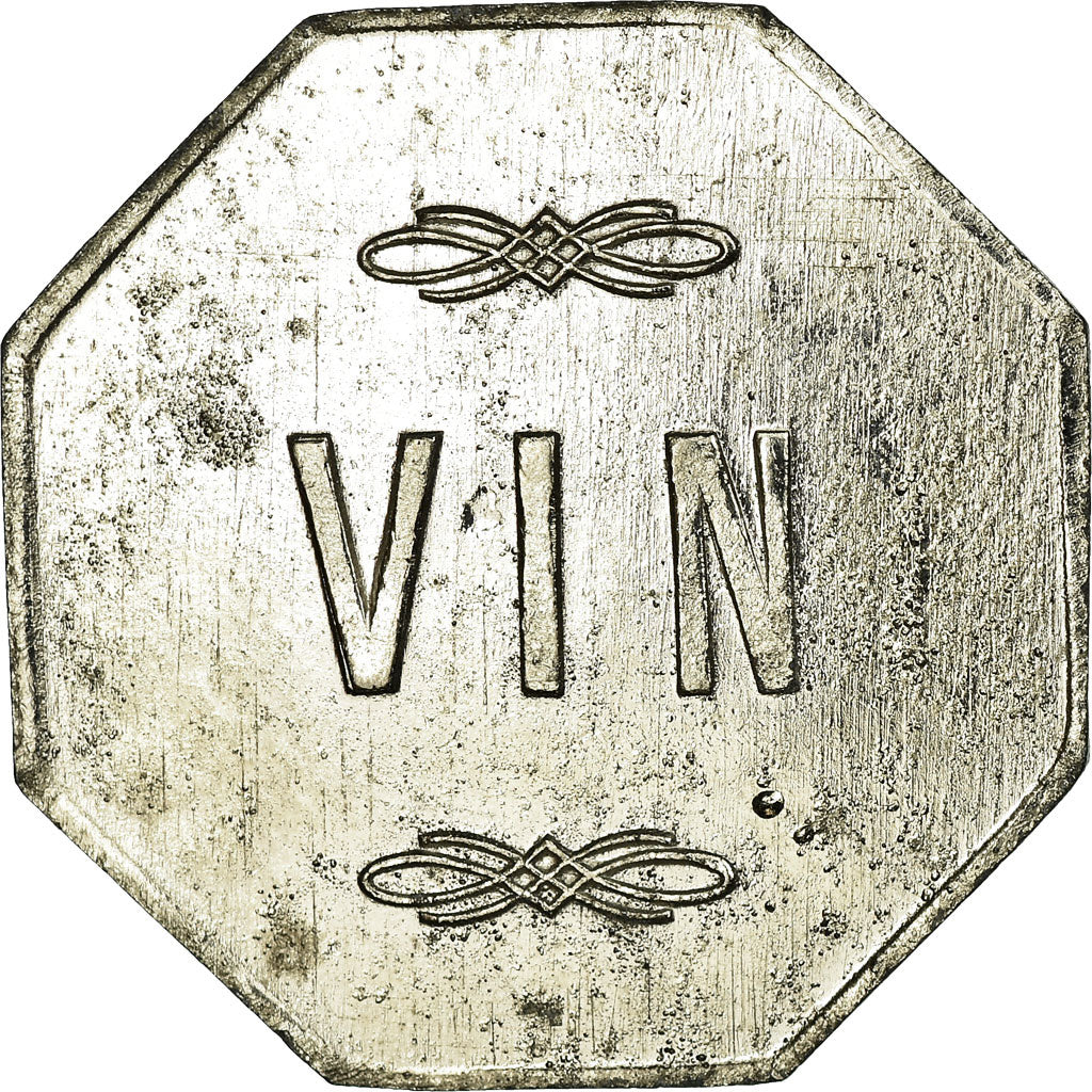 Monnaie, France, Restaurant Populaire, Epinal, Jeton VIN, TTB+, Zinc nickelé