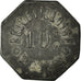 Coin, France, Bellevilloise Boyer, Paris, 10 Centimes, EF(40-45), Zinc