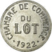 Moneta, Francia, Chambre de Commerce du Lot, 5 Centimes, 1922, SPL-, Alluminio