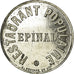 Coin, France, Restaurant Populaire, Epinal, BIERE Token, AU(55-58)