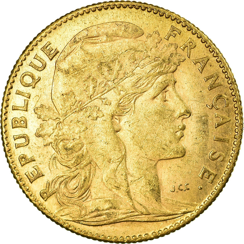 Coin, France, Marianne, 10 Francs, 1906, Paris, EF(40-45), Gold, KM:846