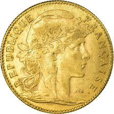 Coin, France, Marianne, 10 Francs, 1907, Paris, EF(40-45), Gold, KM:846