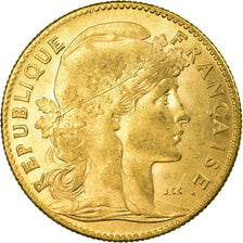 Monnaie, France, Marianne, 10 Francs, 1908, Paris, TTB, Or, Gadoury:1017, KM:846
