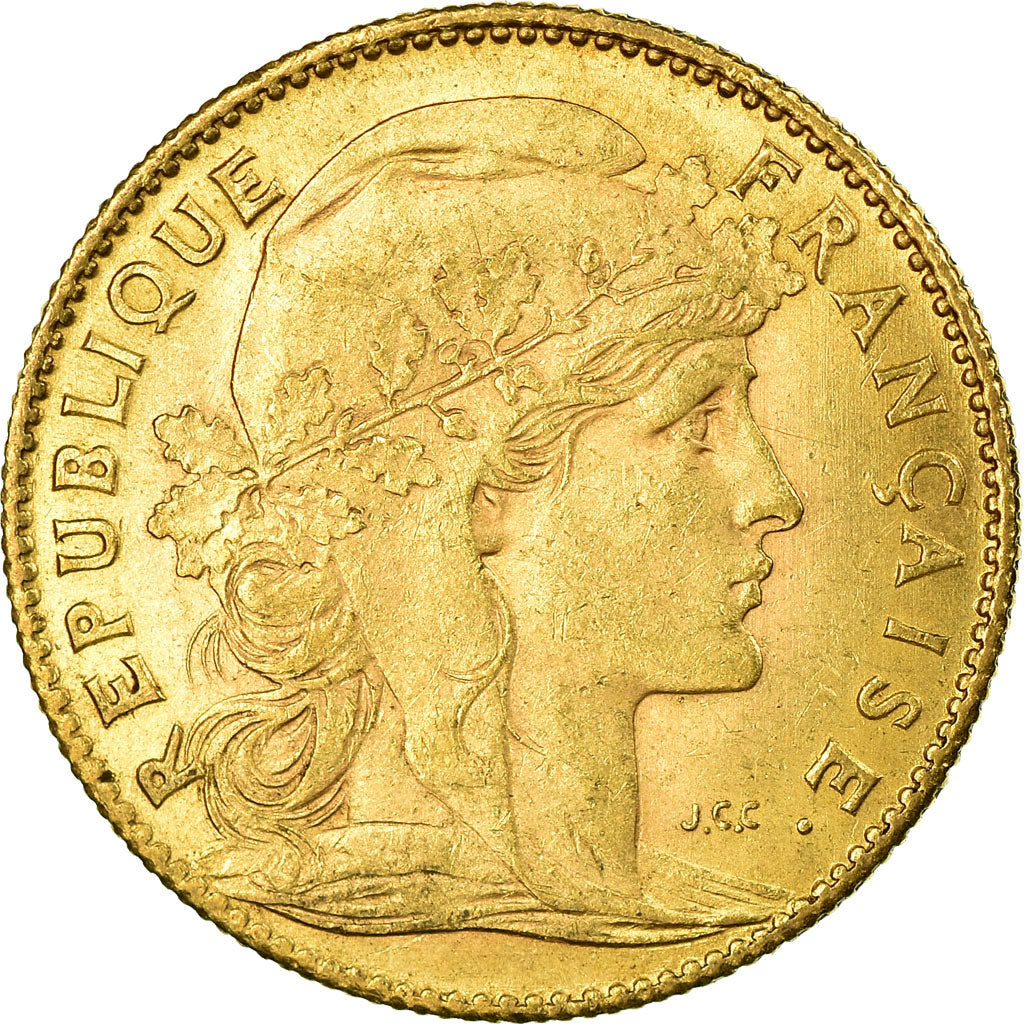 Monnaie, France, Marianne, 10 Francs, 1910, Paris, TTB+, Or, Gadoury:1017