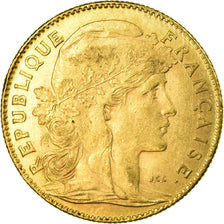 Coin, France, Marianne, 10 Francs, 1912, Paris, EF(40-45), Gold, KM:846