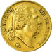 Moneda, Francia, Louis XVIII, 20 Francs, 1818, Lille, MBC, Oro, KM:712.9