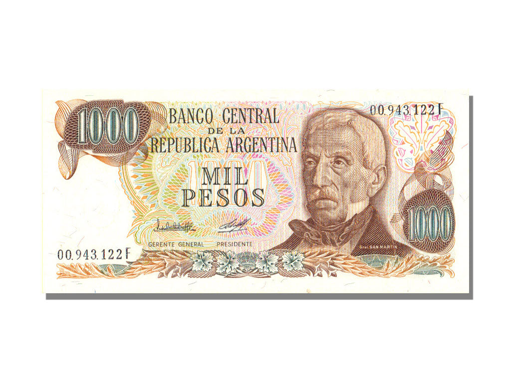 Argentina, 1000 Pesos, KM #304b, UNC(65-70), F