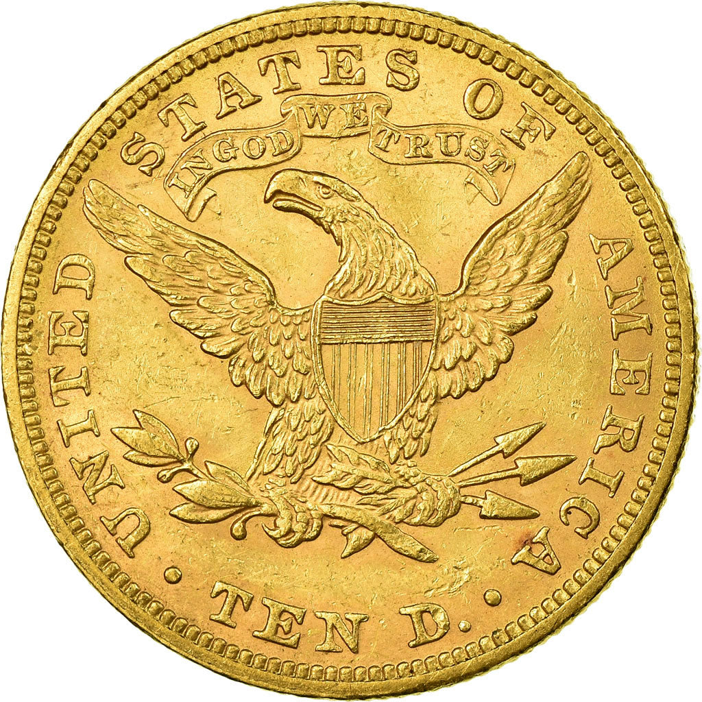 Moneda, Estados Unidos, Coronet Head, $10, Eagle, 1895, U.S. Mint, Philadelphia
