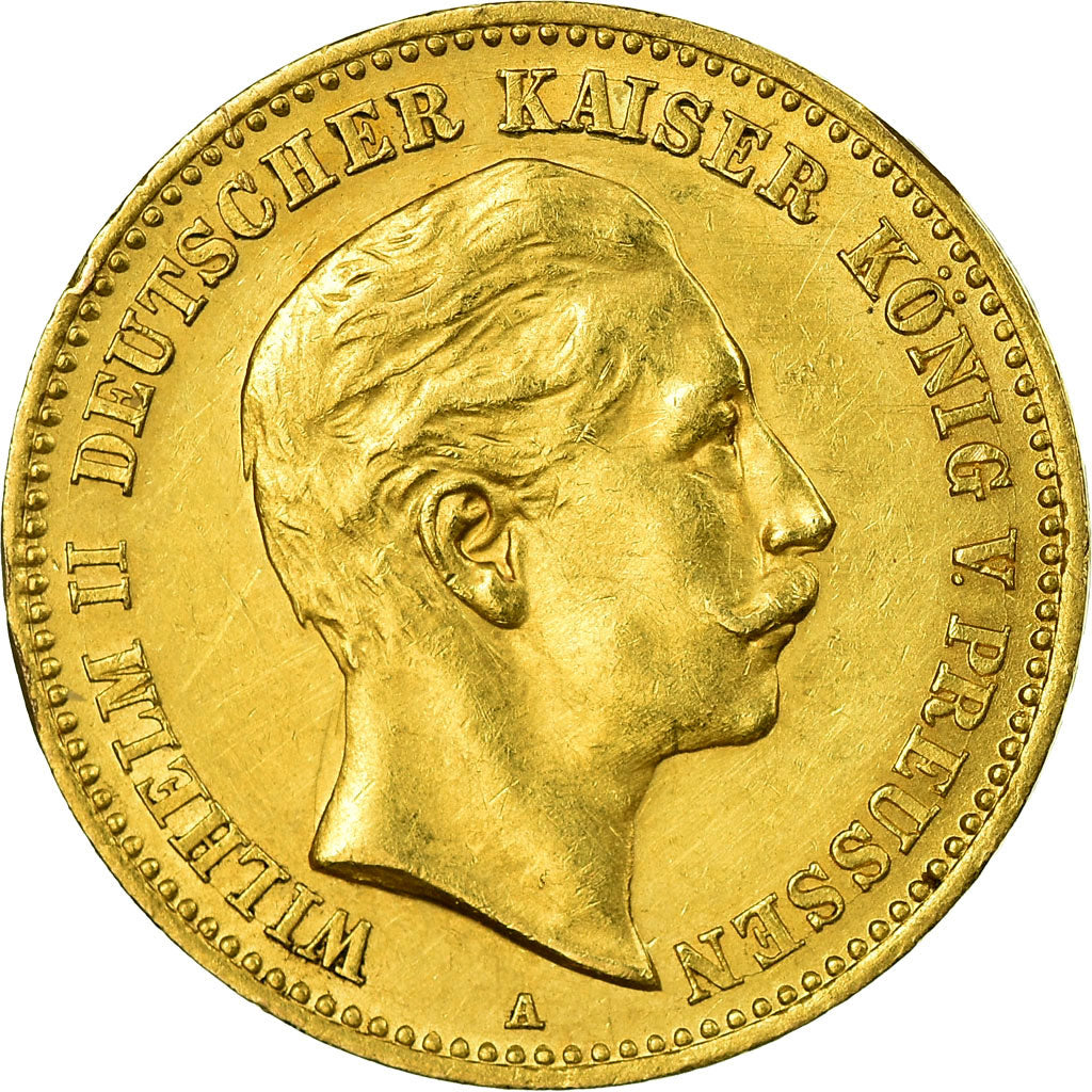 Coin, German States, PRUSSIA, Wilhelm II, 10 Mark, 1904, Berlin, EF(40-45)