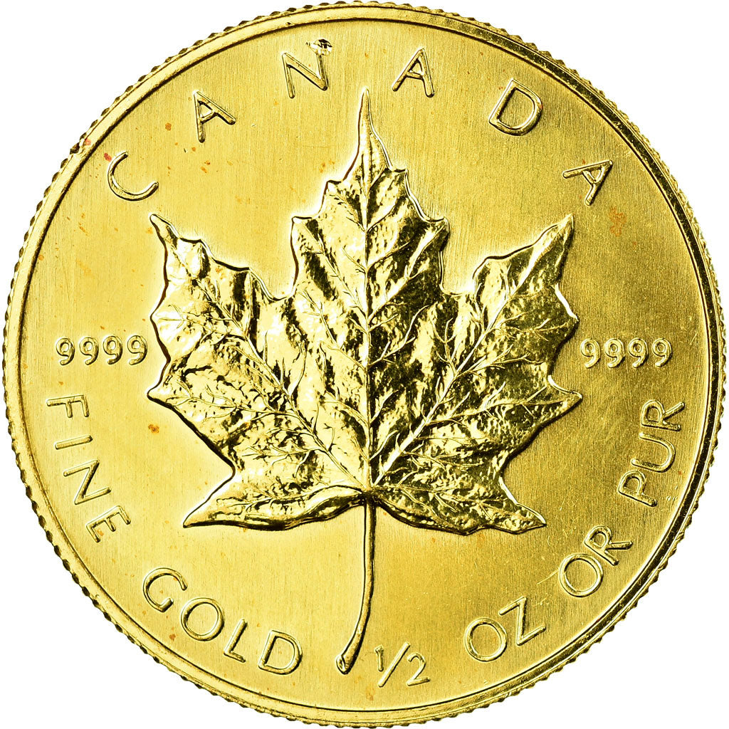 Coin, Canada, Elizabeth II, Maple Leaf, 20 Dollars, 1987, Royal Canadian Mint
