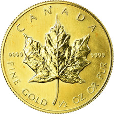 Coin, Canada, Elizabeth II, Maple Leaf, 20 Dollars, 1987, Royal Canadian Mint
