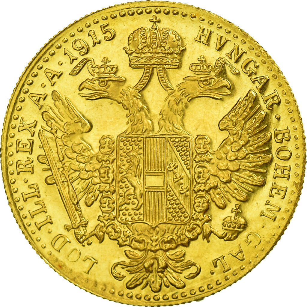 Monnaie, Autriche, Franz Joseph I, Ducat, 1915, Refrappe officielle, SPL+, Or