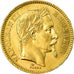 Moeda, França, Napoleon III, 20 Francs, 1864, Paris, AU(55-58), Dourado