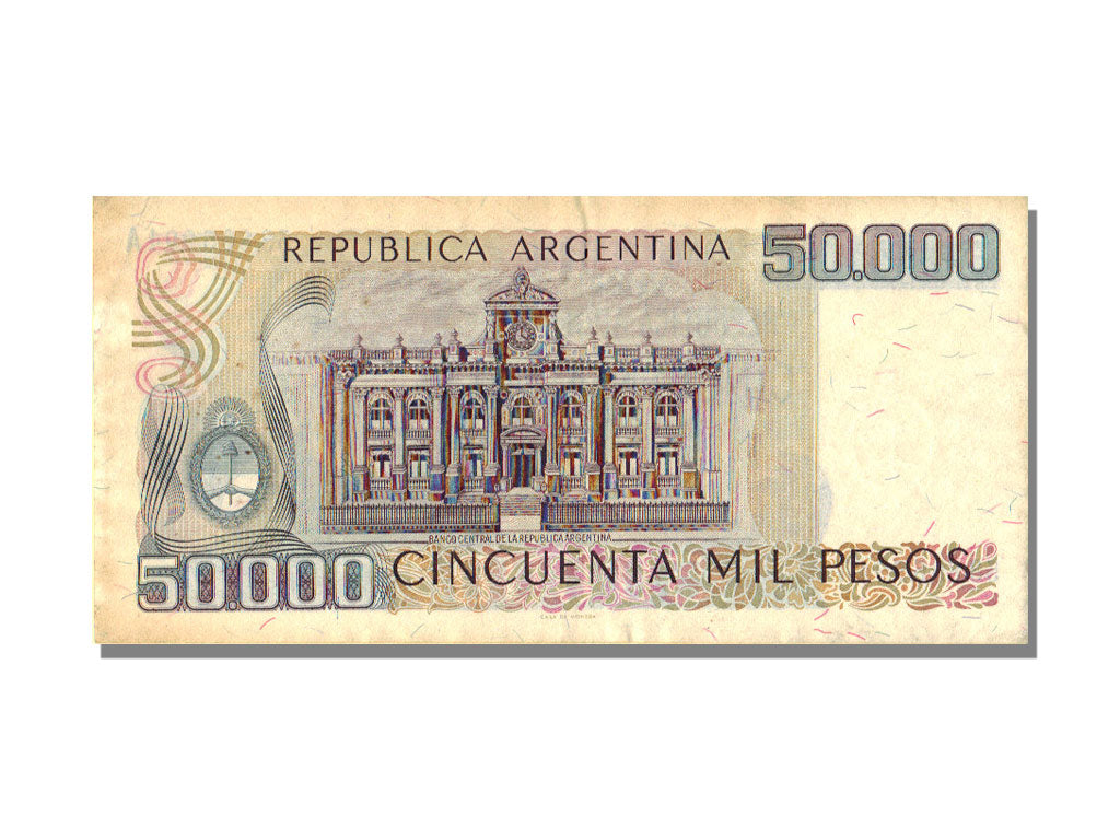 Argentina, 50,000 Pesos, KM #307, EF(40-45), A
