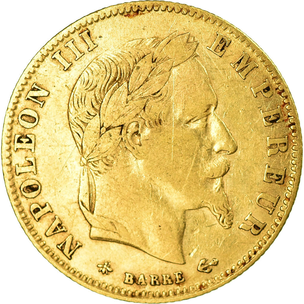 Coin, France, Napoleon III, 5 Francs, 1862, Paris, VF(30-35), Gold, KM:803.1