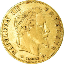 Coin, France, Napoleon III, 5 Francs, 1862, Paris, VF(30-35), Gold, KM:803.1