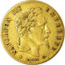 Moeda, França, Napoleon III, 5 Francs, 1864, Strasbourg, VF(30-35), Dourado