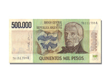 Argentina, 500,000 Pesos, KM #309, UNC(65-70), A