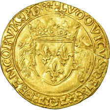 Monnaie, France, Louis XII, Ecu d'or aux Porcs-Epics, Lyon, TTB, Or