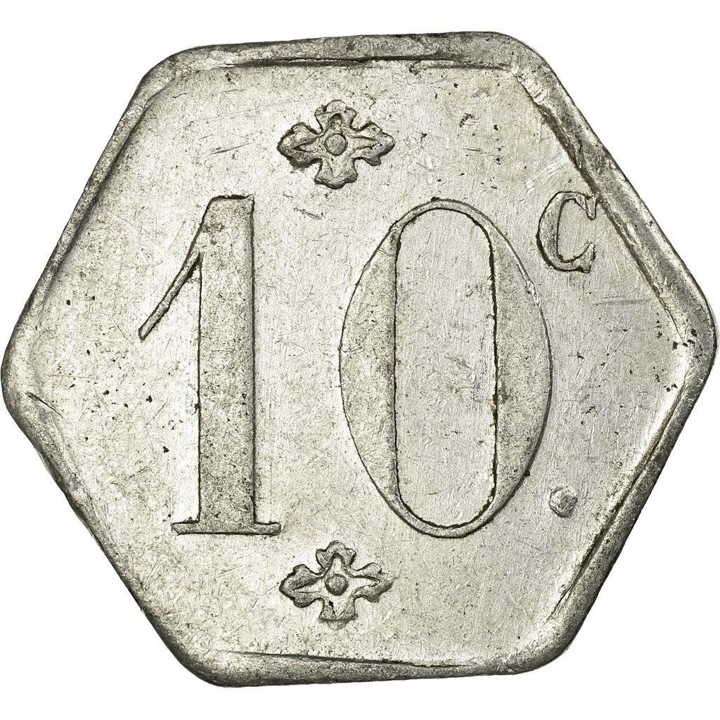 Coin, France, E. M. I, E. O. R, Saint-Maixent, 10 Centimes, EF(40-45)