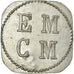 Coin, France, E. M. C. M, Saint-Hippolyte-du-Fort, 25 Centimes, AU(50-53)