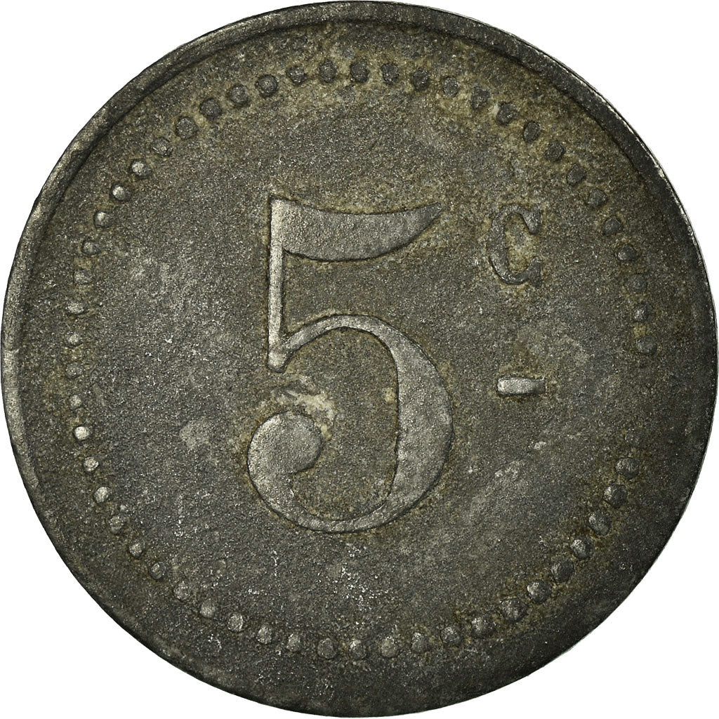 Moneda, Francia, S.C.P. (Soc. Coop. de la Poudrerie), Angoulême, 5 Centimes