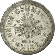 Monnaie, France, Union Commerciale, Guise, 5 Centimes, 1921, TTB+, Aluminium