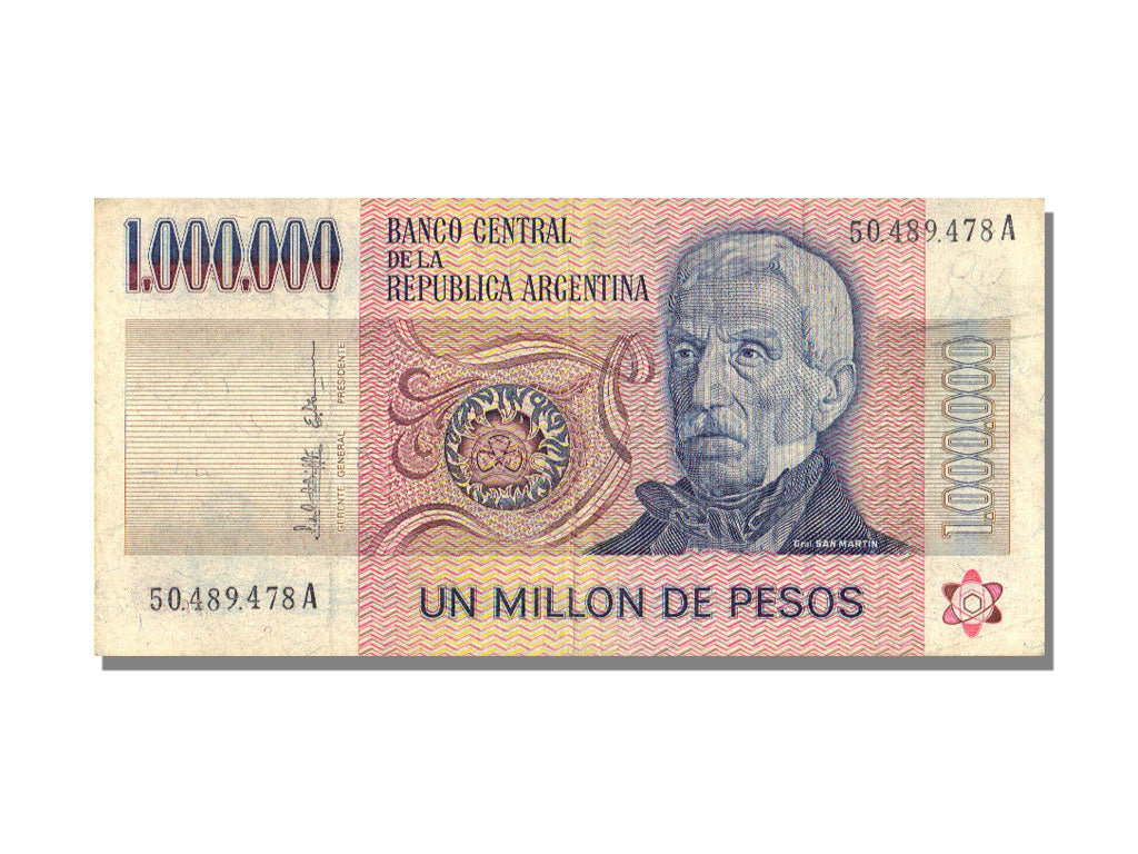 Argentina, 1,000,000 Pesos, KM #310, UNC(60-62), A