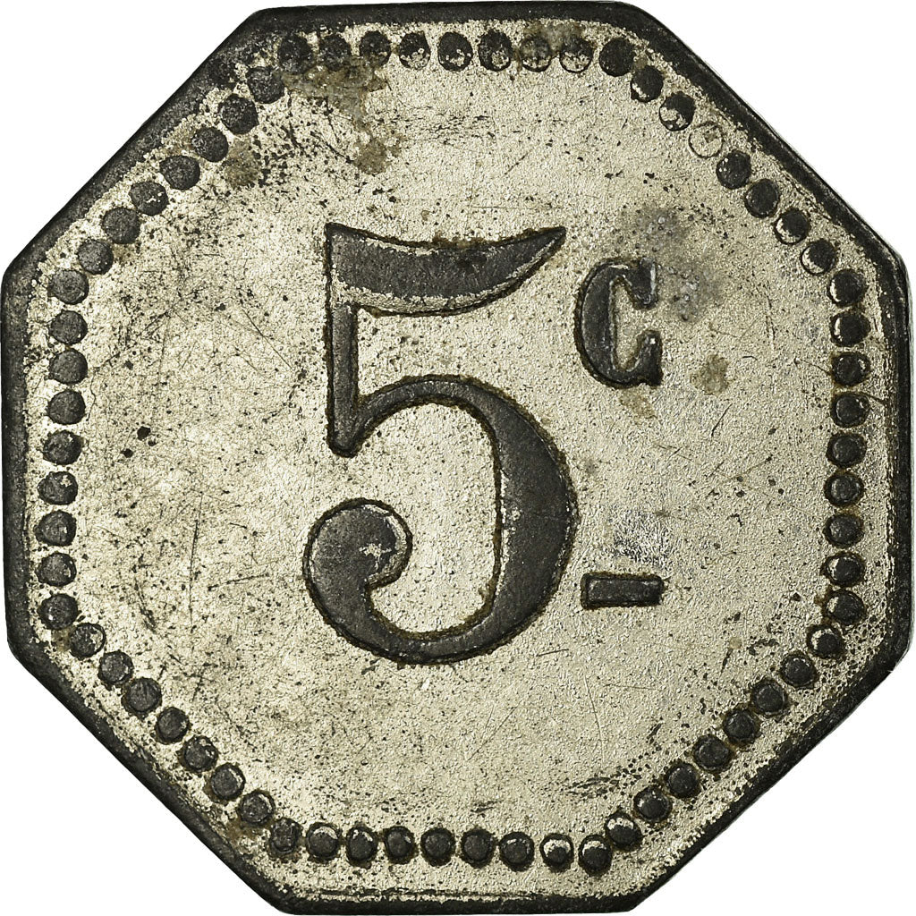 Coin, France, Arçonnerie française, Saint-Sulpice, 5 Centimes, EF(40-45)
