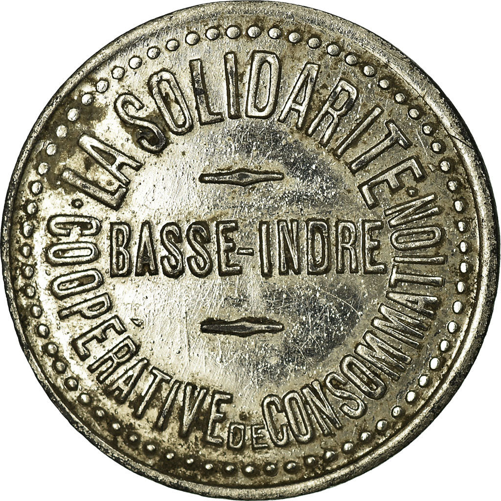 Coin, France, Coop. de Consommation, La Solidarité, Basse-Indre, 5 Centimes
