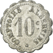 Coin, France, Comptoirs Albertins, Albert, 10 Centimes, EF(40-45), Aluminium
