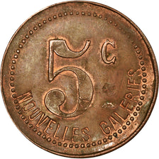 Coin, France, Nouvelles Galeries, Bordeaux, 5 Centimes, AU(55-58), Copper