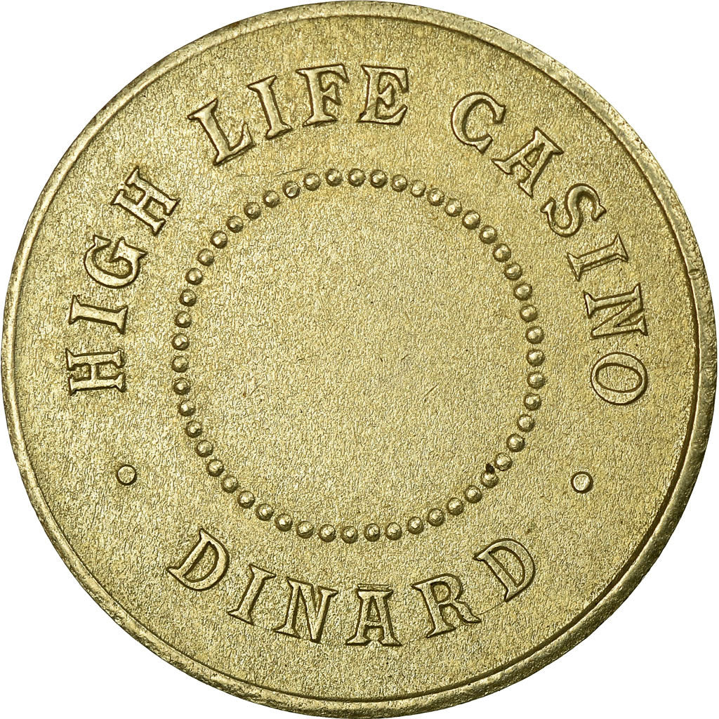 Coin, France, High Life Casino, Dinard, Casino Token, MS(60-62), Maillechort