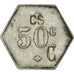 Coin, France, Café du Square (CS/C), Perpignan, 50 Centimes, EF(40-45)