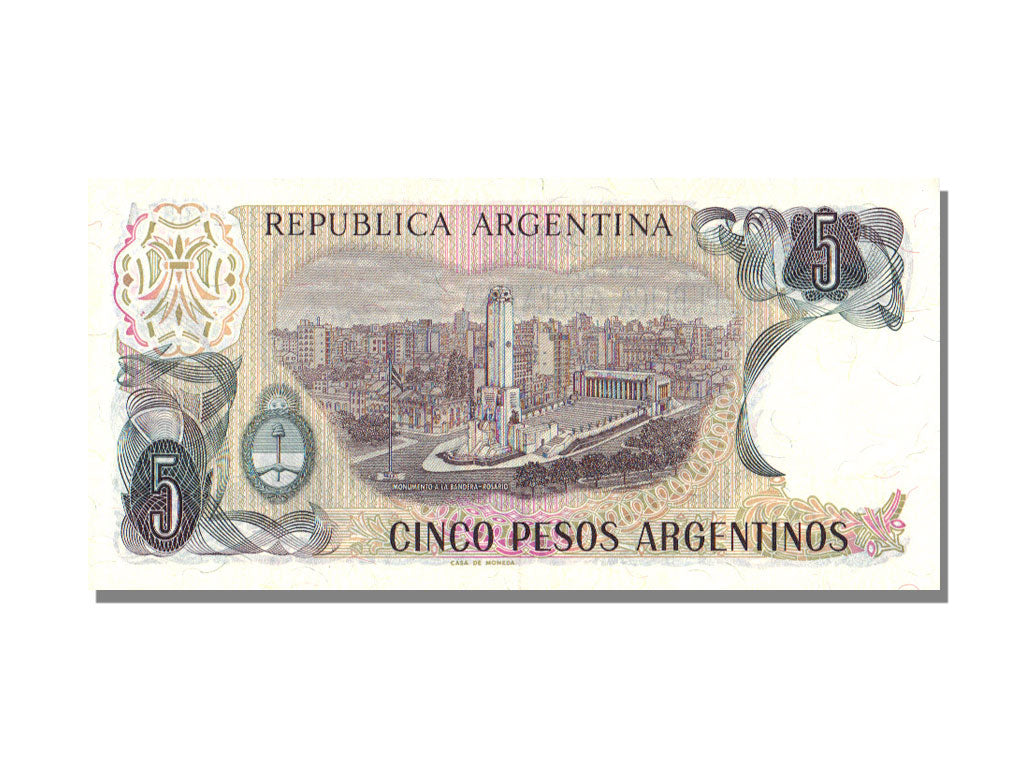 Argentina, 5 Pesos Argentinos, UNC(65-70), A