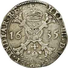 Coin, Spanish Netherlands, Philip IV, Patagon, 1635, Brussels, EF(40-45)