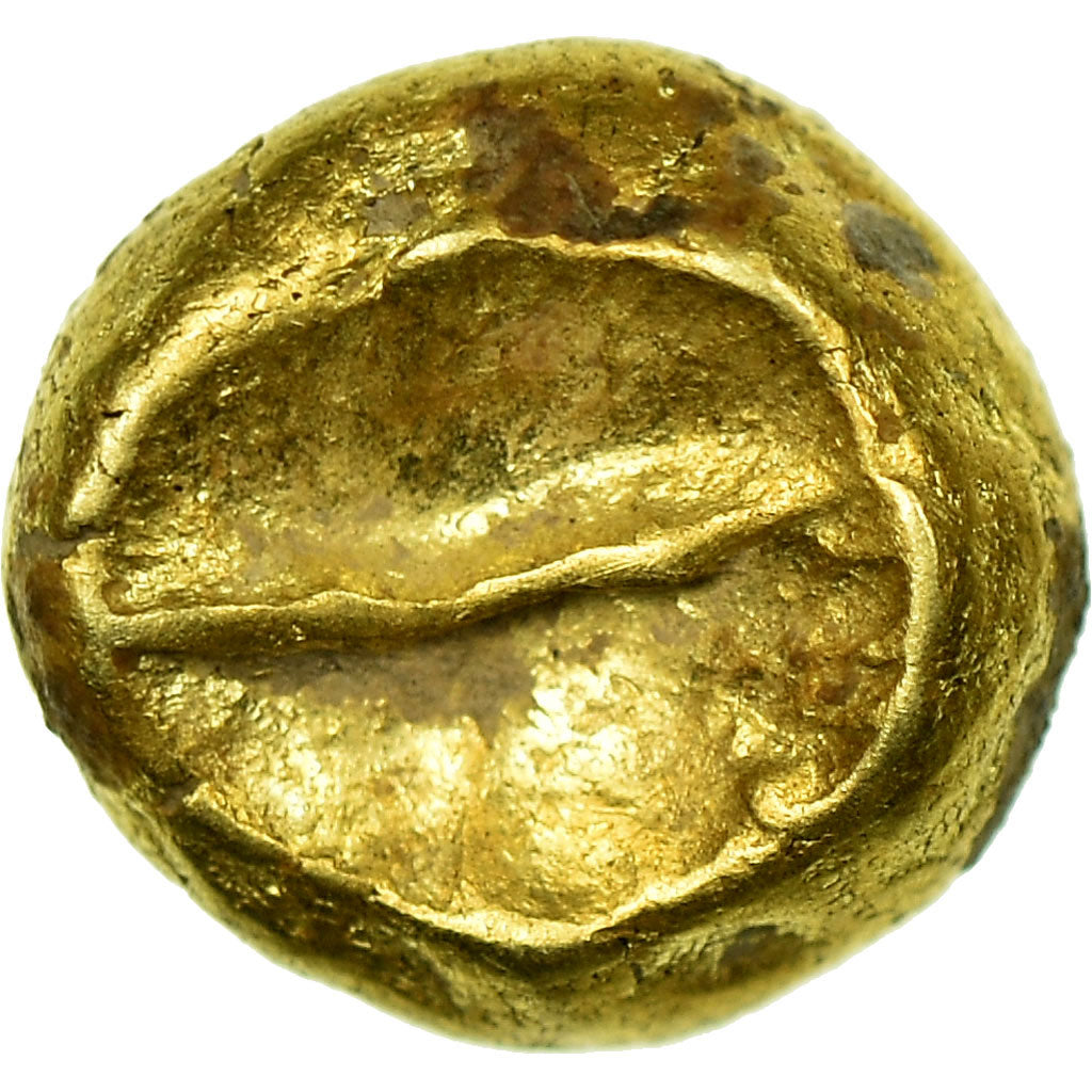 Coin, Senones, Globular 1/4 Stater, AU(50-53), Gold, Delestrée:2543