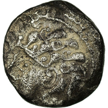 Monnaie, Ambiens, Denier au cheval et à la rouelle, TTB, Argent, Delestrée:351