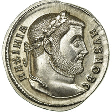 Coin, Galerius, Argenteus, AD 302, Thessalonica, MS(65-70), Silver, RIC:8