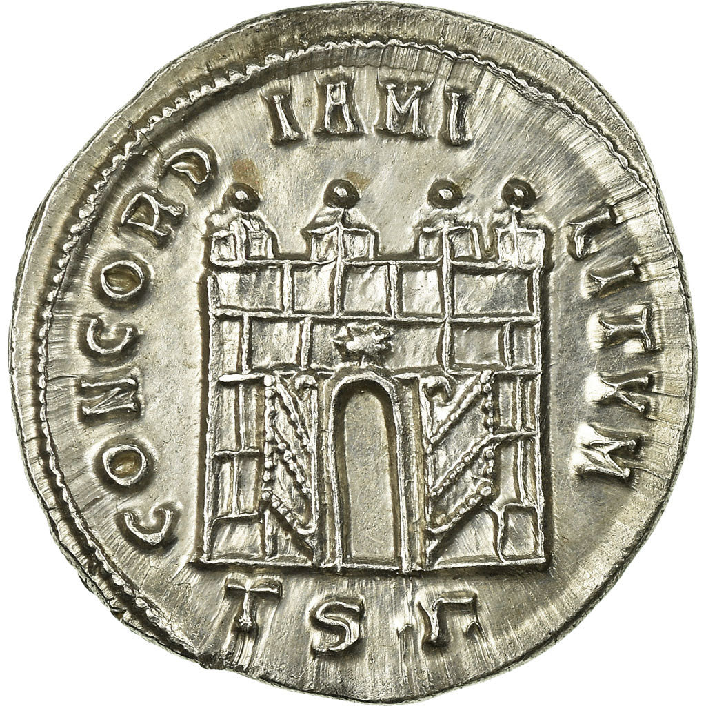 Coin, Galerius, Argenteus, AD 302, Thessalonica, MS(65-70), Silver, RIC:8