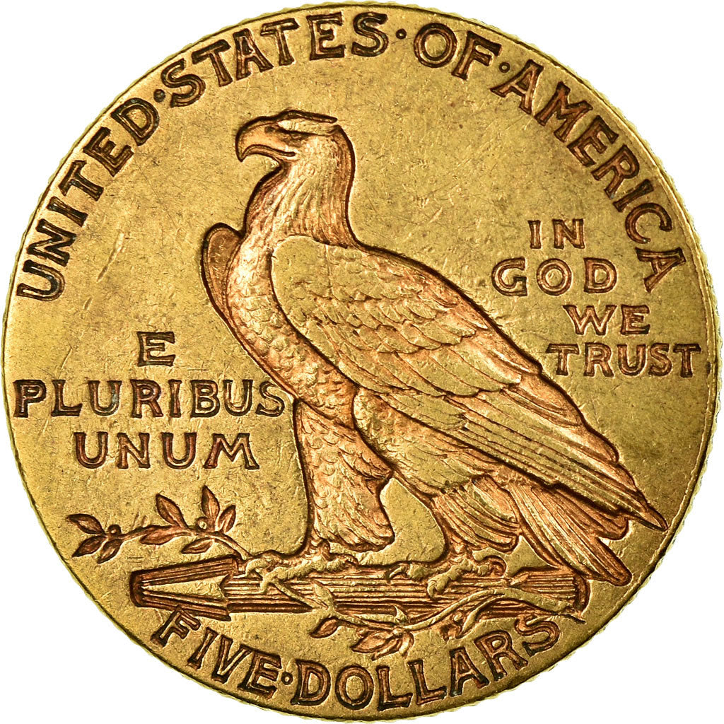 Münze, Vereinigte Staaten, Indian Head, $5, Half Eagle, 1915, Philadelphia, SS