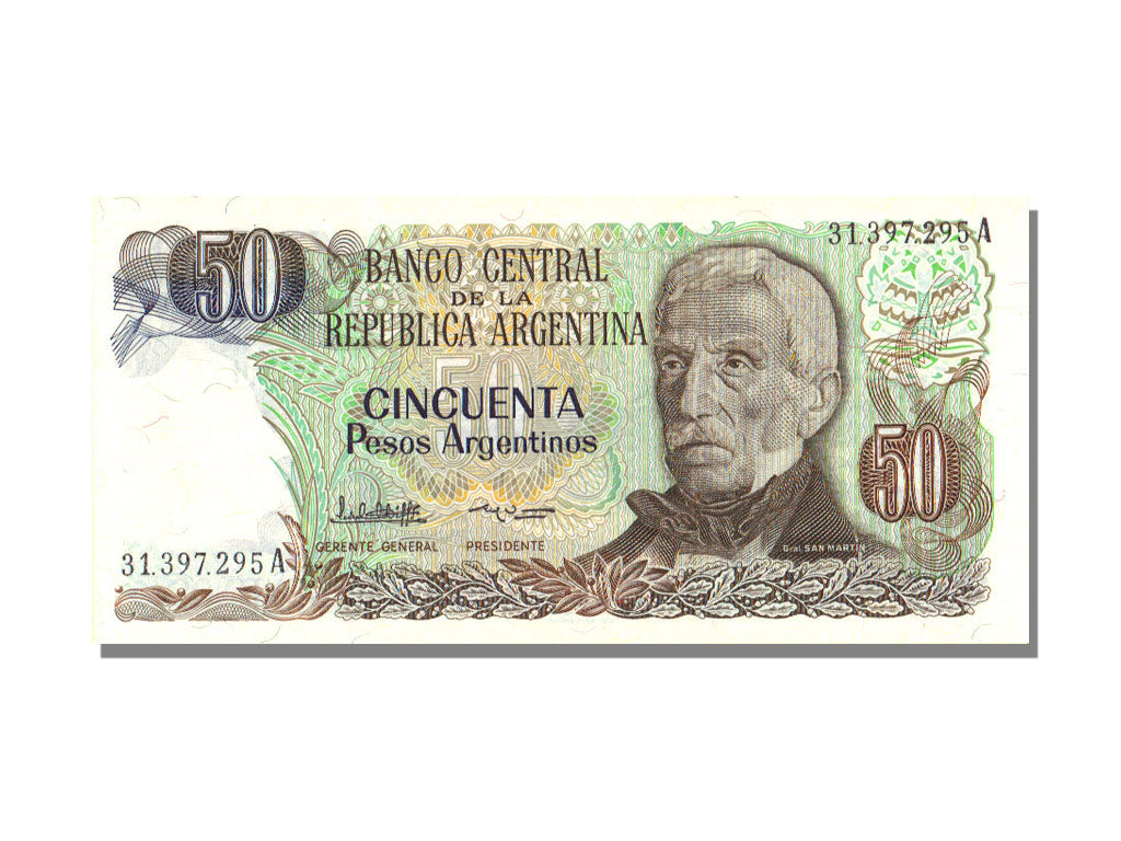 Argentina, 50 Pesos Argentinos, UNC(65-70), A