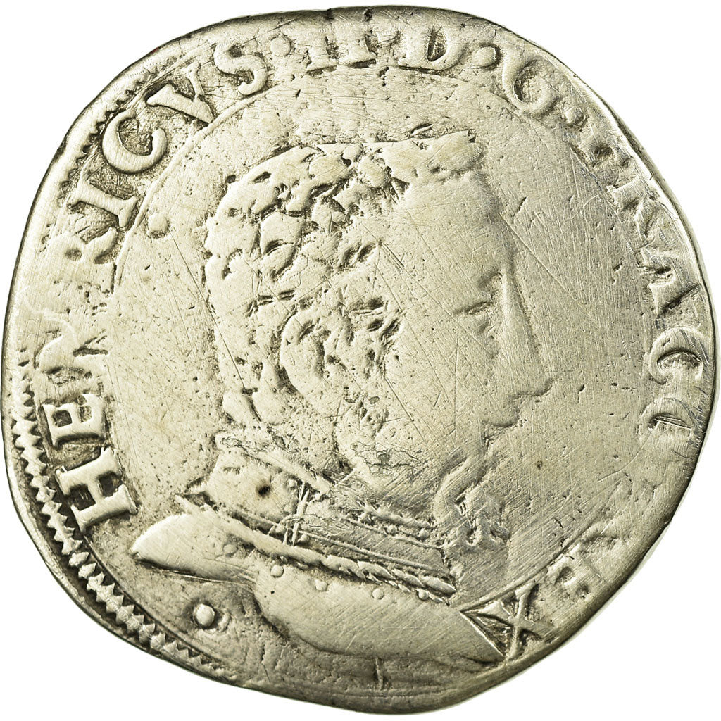 Coin, France, François II, Teston, 1560, Toulouse, F(12-15), Silver