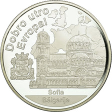Monnaie, Bulgarie, Dobro Utro Evropa!, 1 Once, Sofia, FDC, Argent